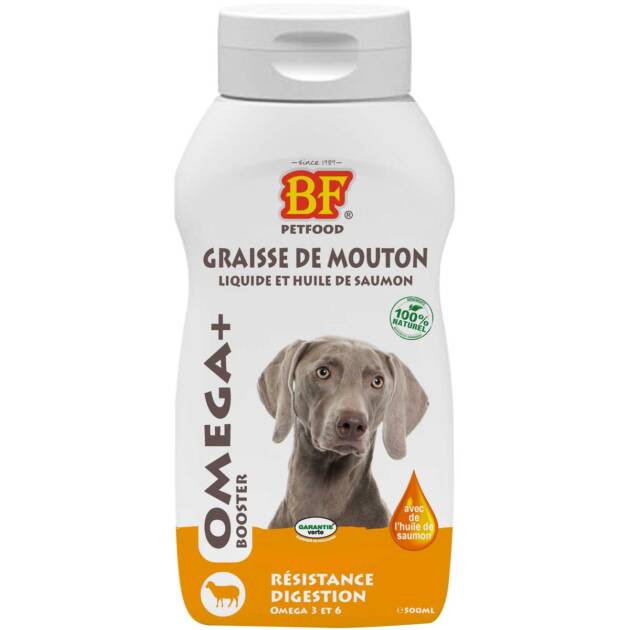 BF Petfood - Graisse de mouton pour chien - 500 ml