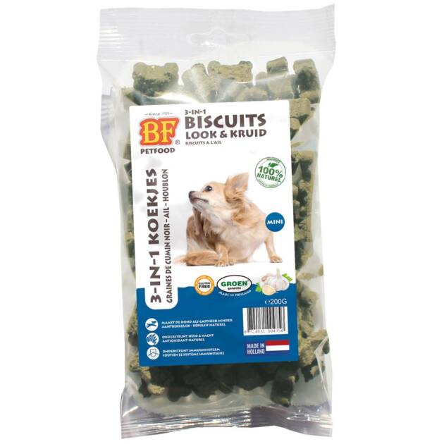 BF Petfood - Biscuit à l'ail 3/1 puces & tiques