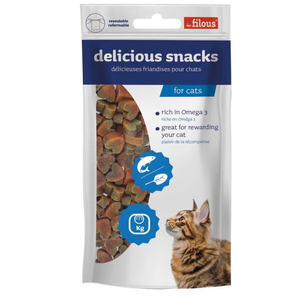 Les Filous - Bouchées au suamon & épinard - 50g