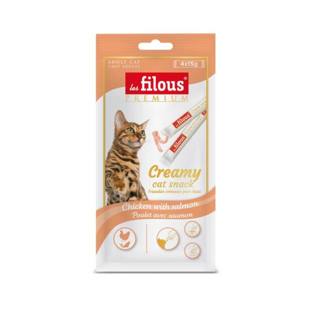 Bubimex - Friandises crèmeuse - Poulet/Saumon