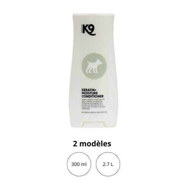 K9 - Après-Shampoing Keratine - Bidon 2,7l.