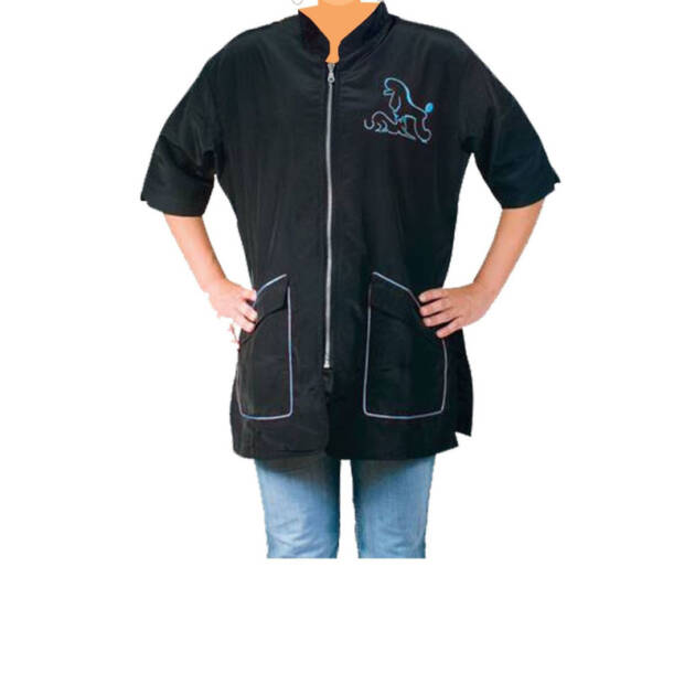 Blouse Letizia - Broderie bleue - Taille XXL