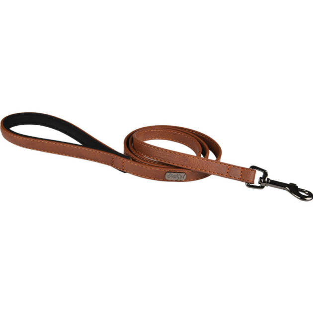 Doogy - Laisse Simili Basics - 105 cm - Brun