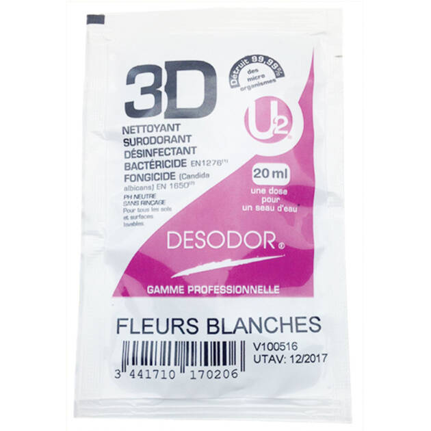 Desodor - 3D détergent Fleurs blanches - 5l.