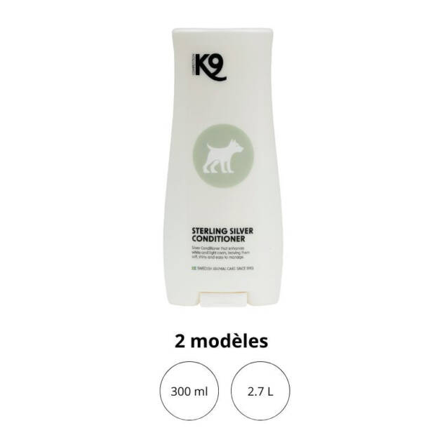 K9 - Après-Shampoing Sterling silver - 2.7 l.