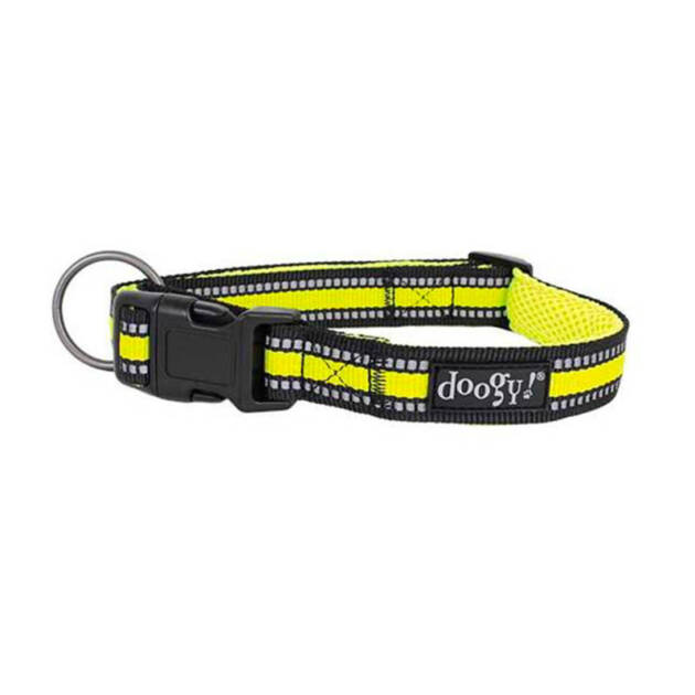 Doogy - Collier Sport - L - Jaune néon