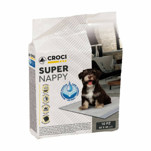 Croci - Tapis éducateur Super Nappy - 60*60 cm x 50
