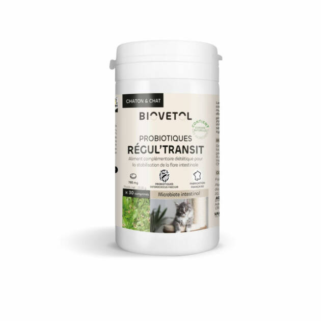 Biovétol - Probiotique - Regul'Transit - Chat