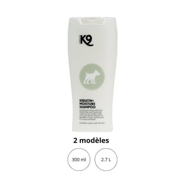 K9 - Shampoing Keratine - Bidon 2,7l.