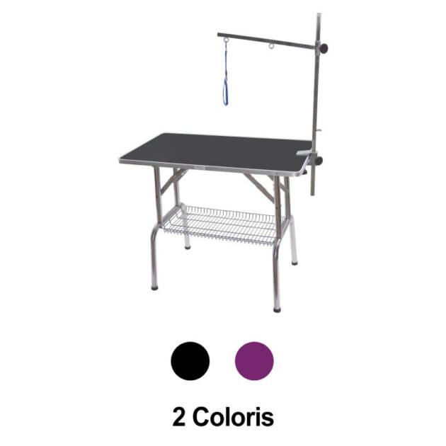 Phoenix - Table pliante - T95 - Pourpre - Pot. Simple