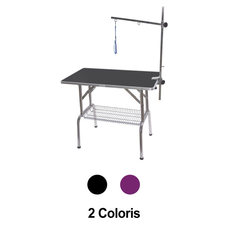 Phoenix - Table pliante - T95 - Pourpre - Pot. Simple
