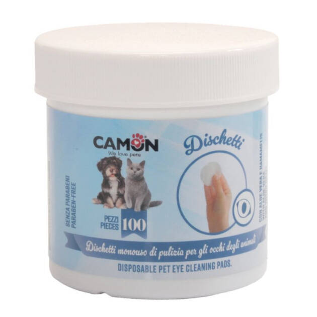 Lingettes nettoyantes yeux chien et chat x100
